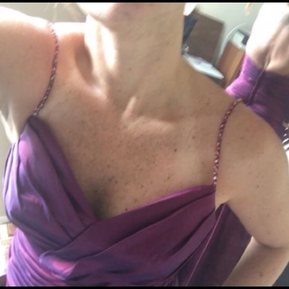 Evening Bridesmaids mermaid dress, Size 4 petite - Picture 2 of 12